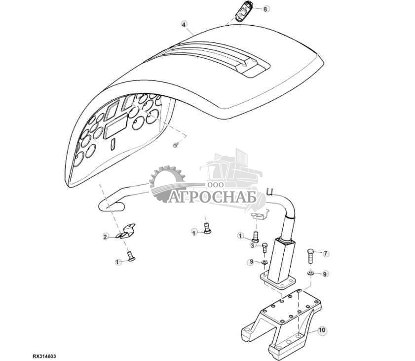 Переднее крыло, Deluxe, узкое 
